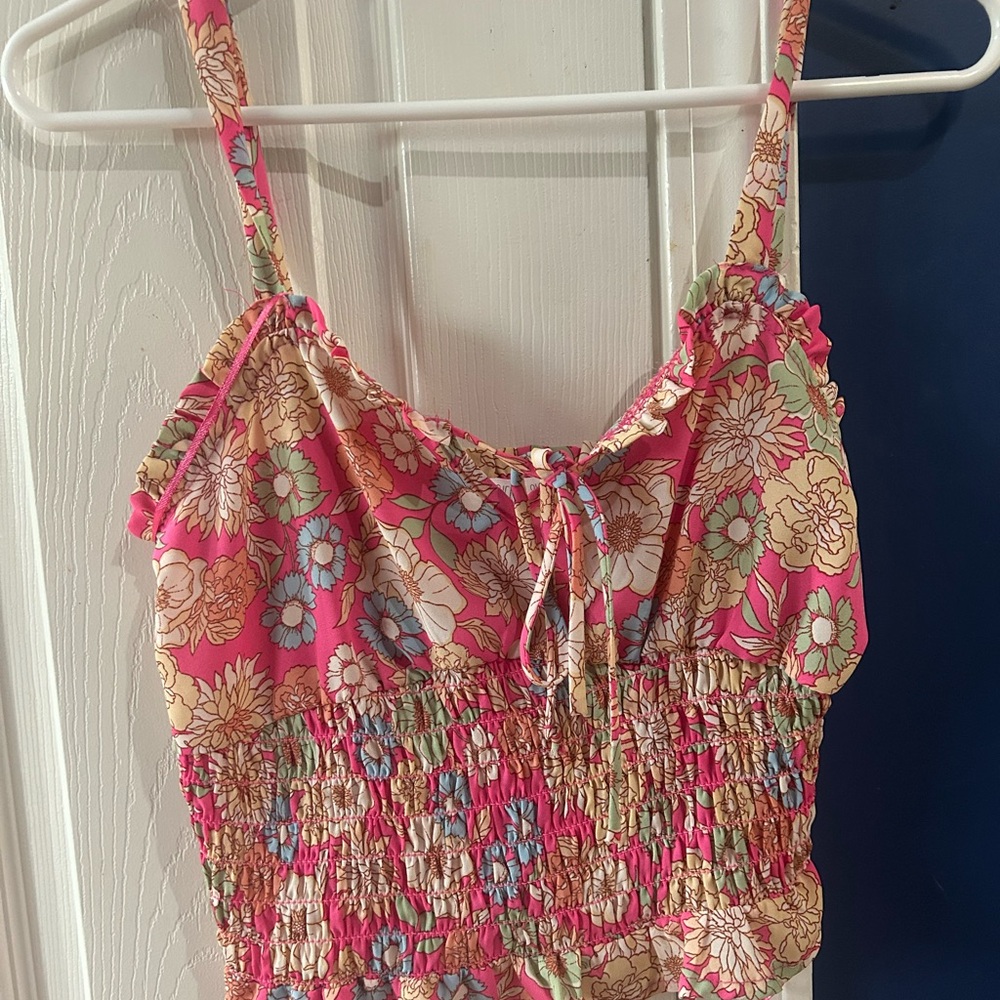 Sienna Sky Pink and Cream Floral Top